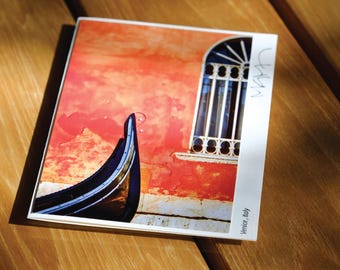 Notecard with photo, Italy, Venice
