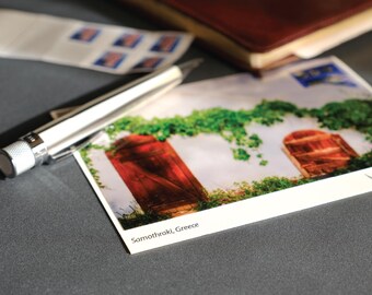 Notecard with photo, Greece, Samothraki