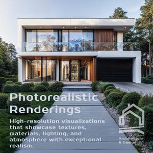 House Design Rendering Visualization 3D Architectural Rendering: Custom Home Design & Exterior Visualization ...