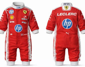 Traje de Fórmula 1 Ferrari para niños 2026 CIK/FIA 2 para carreras de karts