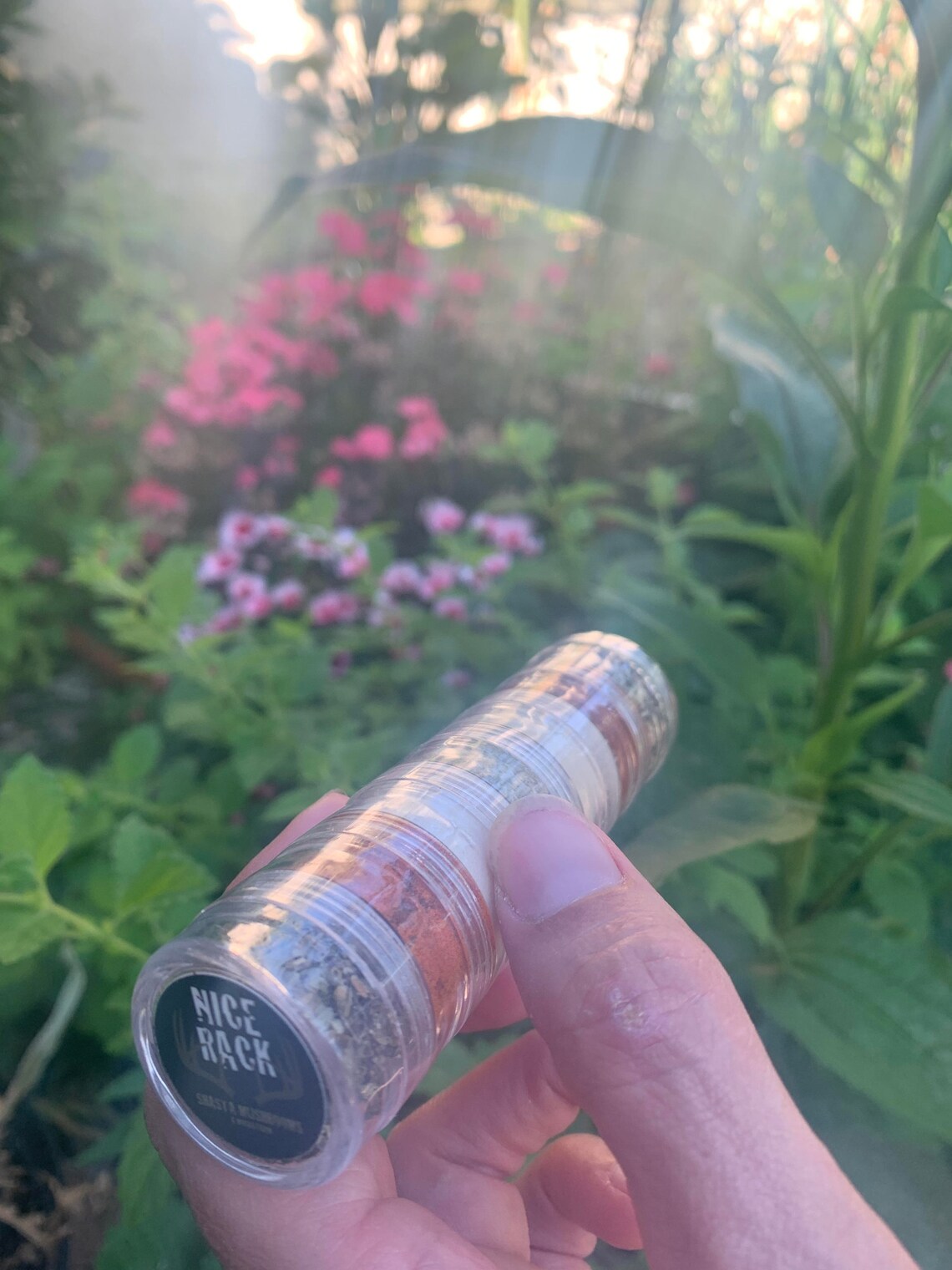 TRAVEL Spice Rack Organic Set of 7 Herbs NICE RACK Great for Etsy