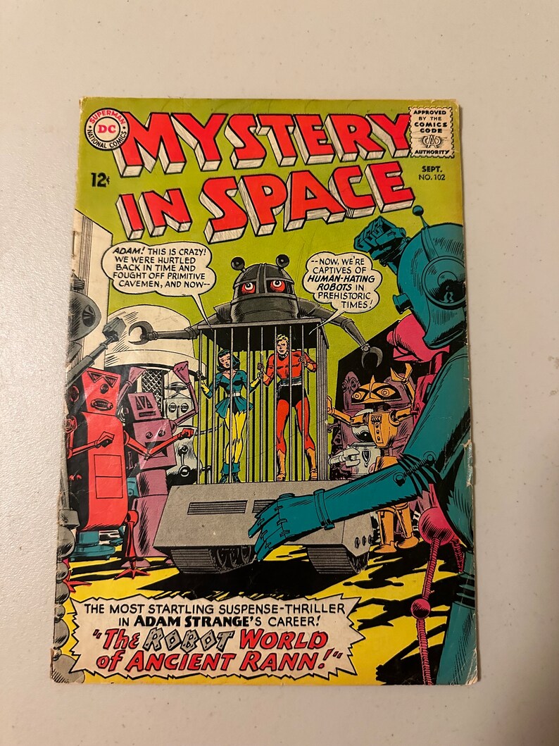 MYSTERY in SPACE No. 102 DC Comics 1965 Space Scifi Aliens Wall Art - Etsy