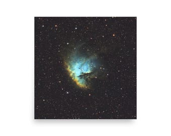 Pacman Nebula Poster