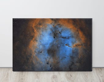 Elephant Trunk Nebula -  Hubble Palette (24 x 36 Canva)