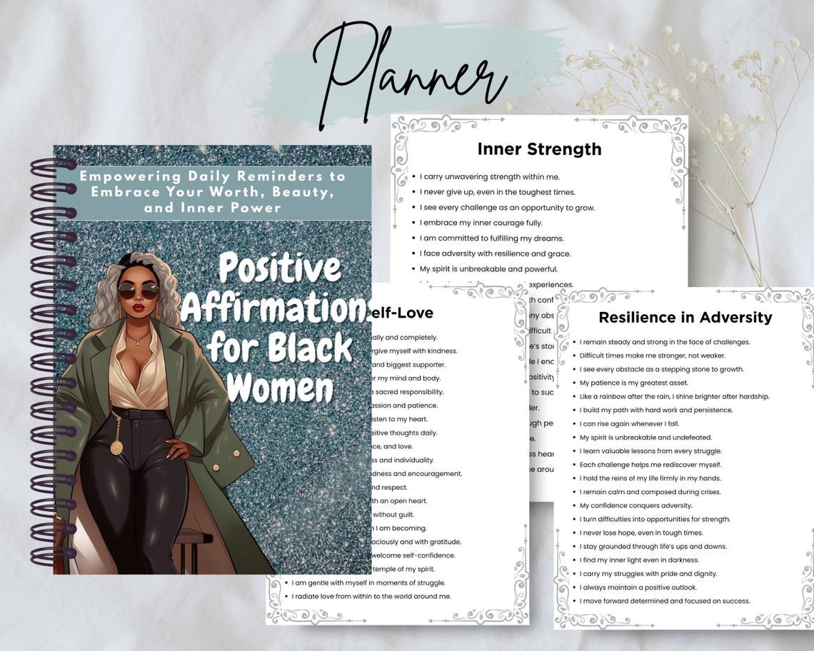 Positive Affirmations for Black Women | Printable Daily Motivation ...