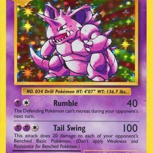 Pokémon - Nidoking (45/108) - Evoluciones XY - Holográfica
