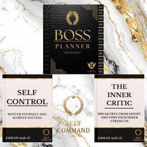 Self-Improvment Bundle: Boss Planer, Innere Critic, Selbstkontrolle E-books | Digitaler Download Biologie PDF