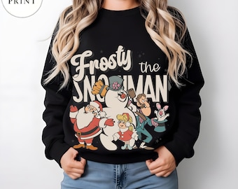 Weihnachten Frostig der Schneemann Png, Vintage Weihnachten Png Design, Schneemann Png Design, Frohe Weihnachten Png, Retro Weihnachtsfilme Png Designs