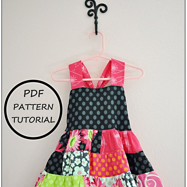 Sizes 6-10 PDF Pattern-Tutorial SAK OOAK Surprise Dress....Simply Annie Kate