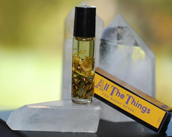Ritual Anointing Oil - All the Things | Abundance, Money and Manifestation Potion| Prosperity & Success Witch Spell