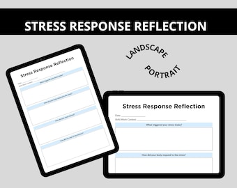 Stressantwort (Reflexion) Aktivität: Therapeut Handout (PDF)