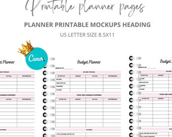 Printable Monthly Budget Planner Worksheet for Bullet Journal Monthly Budget Tracker Journal Page Printable Spending Tracker Monthly Budget