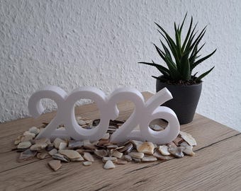 3D printed year 2026 – Stylish decoration & New Year's highlight - Table decoration - New Year's Eve