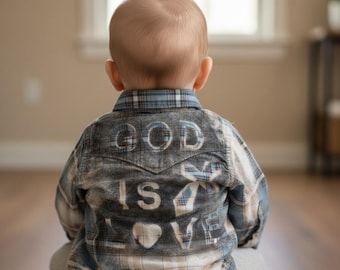 From Plaid to Praise: A Creative Rework -God is Love (Infant 6M)