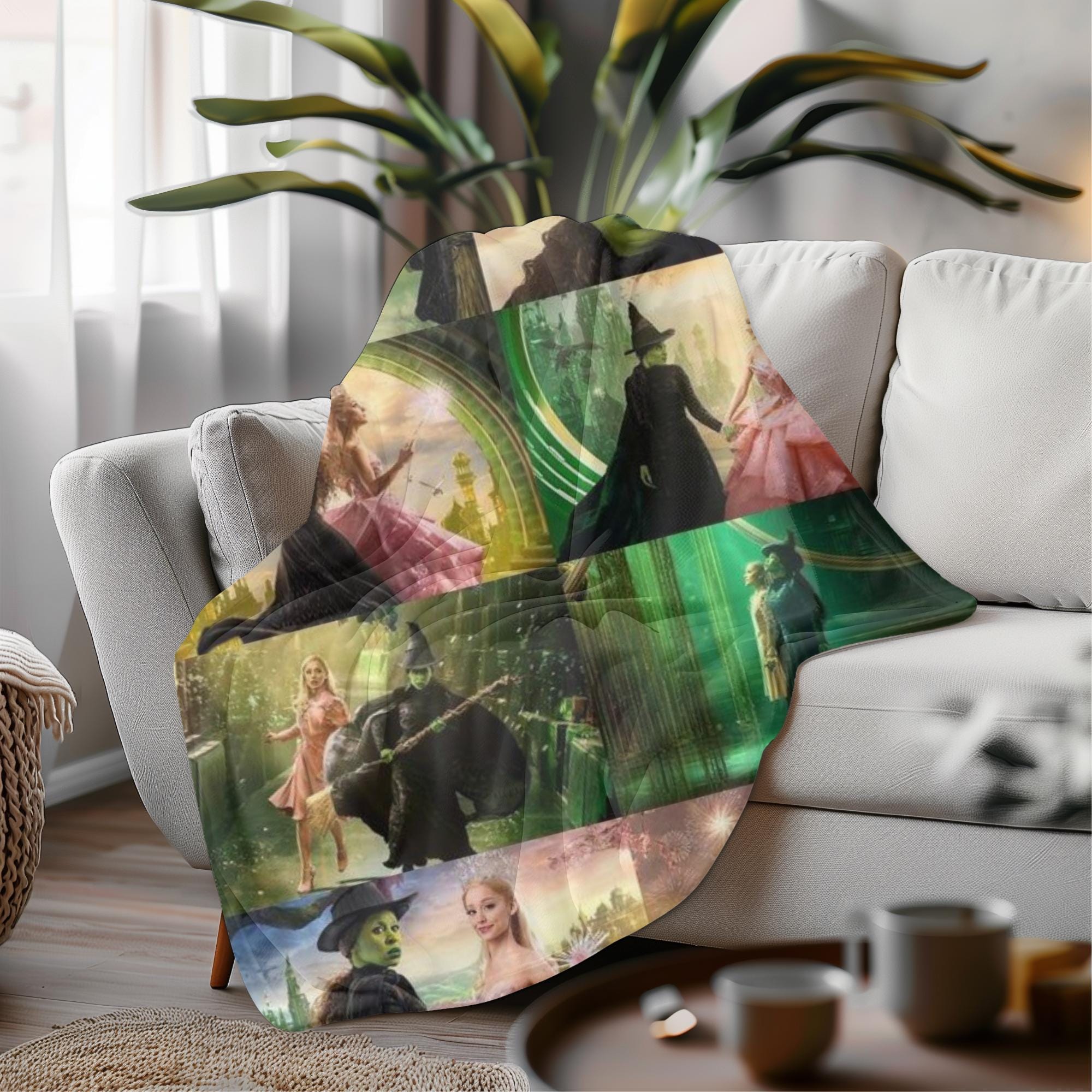 Discover Wicked Throw Blankets, Gifts for Fan, Home Decor, Perfect for Musical Theatre Fans