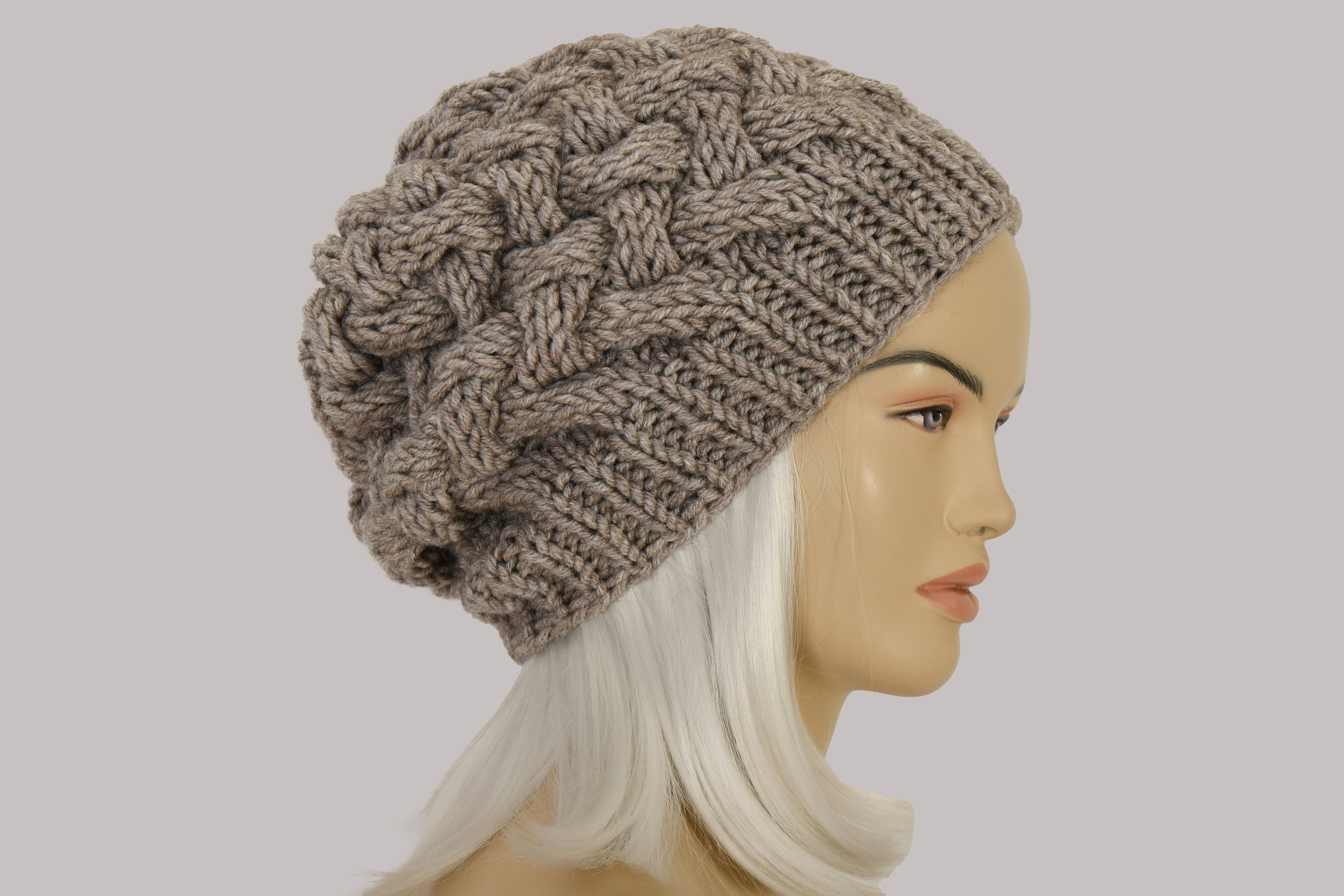 Bonnet long homme Oversize - Bonnet  Tricot et crochet, Patron tricot  gratuit, Chapeau tricoté