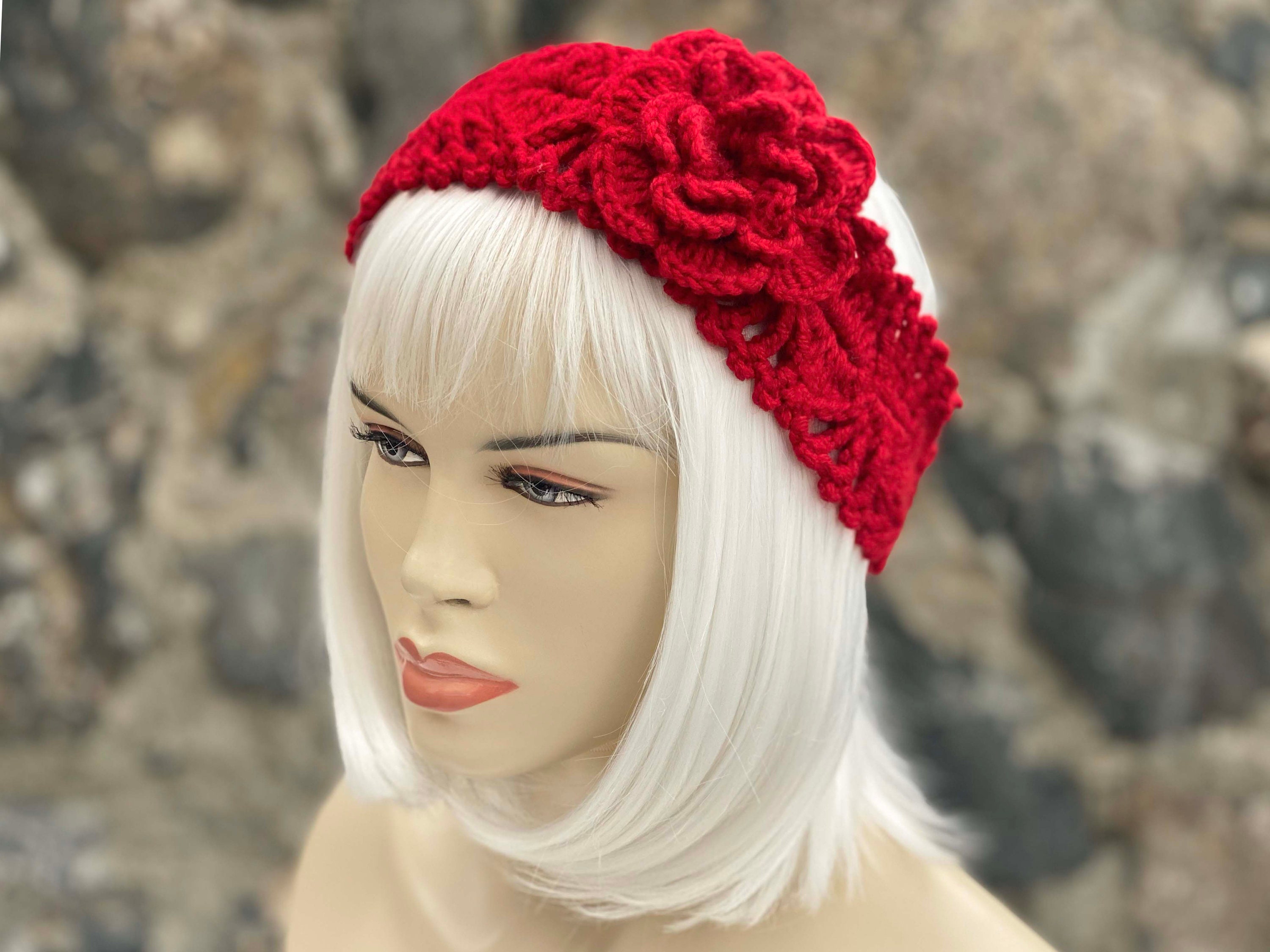 Kavya Bandeau Cheveux Femme Hiver, Chaud Bandeau Hiver Femme Fille Beaux  Crochet Headband Cache Oreilles Tricoté Cadeau de Noël : : Beauté  et Parfum