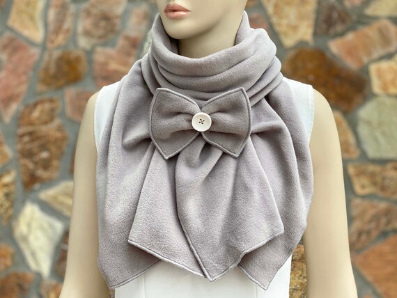 Sale-fleece Ruffle Scarf Ruffle Scarf Long Scarf With - Etsy