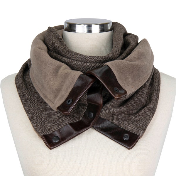 Button Neck Warmer Etsy