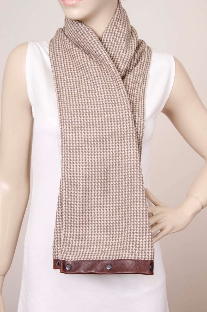 Men Scarf Scarf With Snaps Winter Scarf Neck Warmer Scarf Etsy