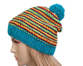 SALE Clearance Sale Pompom Beanie Knit 
