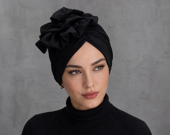 Ready to Wear Women Turban Hat, Modest Stretch Head Cover