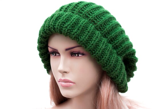baggy knit hat