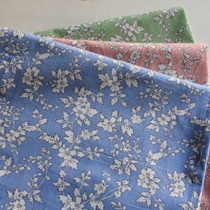 Fine Cotton Flower Print Light  Weight Fabric