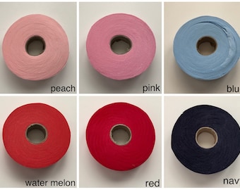 3cm Width Washed Cotton Bias Tape, Binding Tape