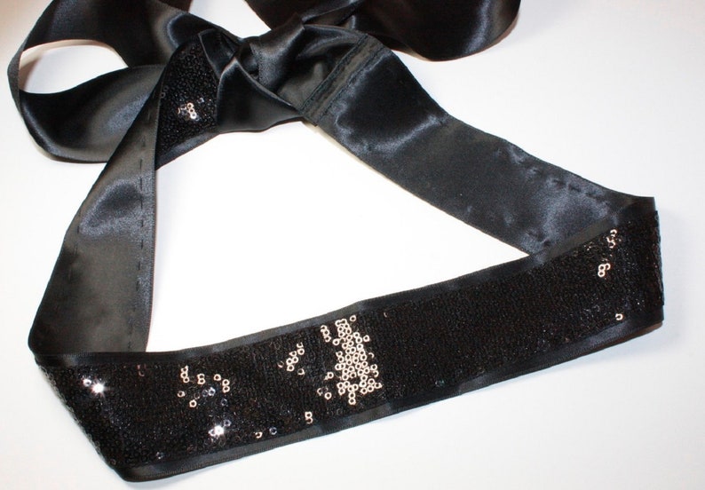 Sequin Sash Sequin Belt - Etsy UK