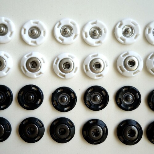 Large Size Hand Sew Plastic Metal Snaps Etsy