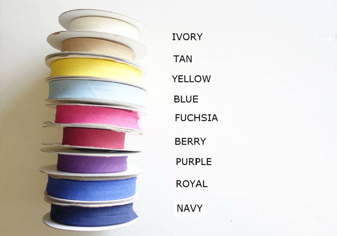 2cm Width Folded Cotton Bias Tape Edging Cover Tape Etsy
