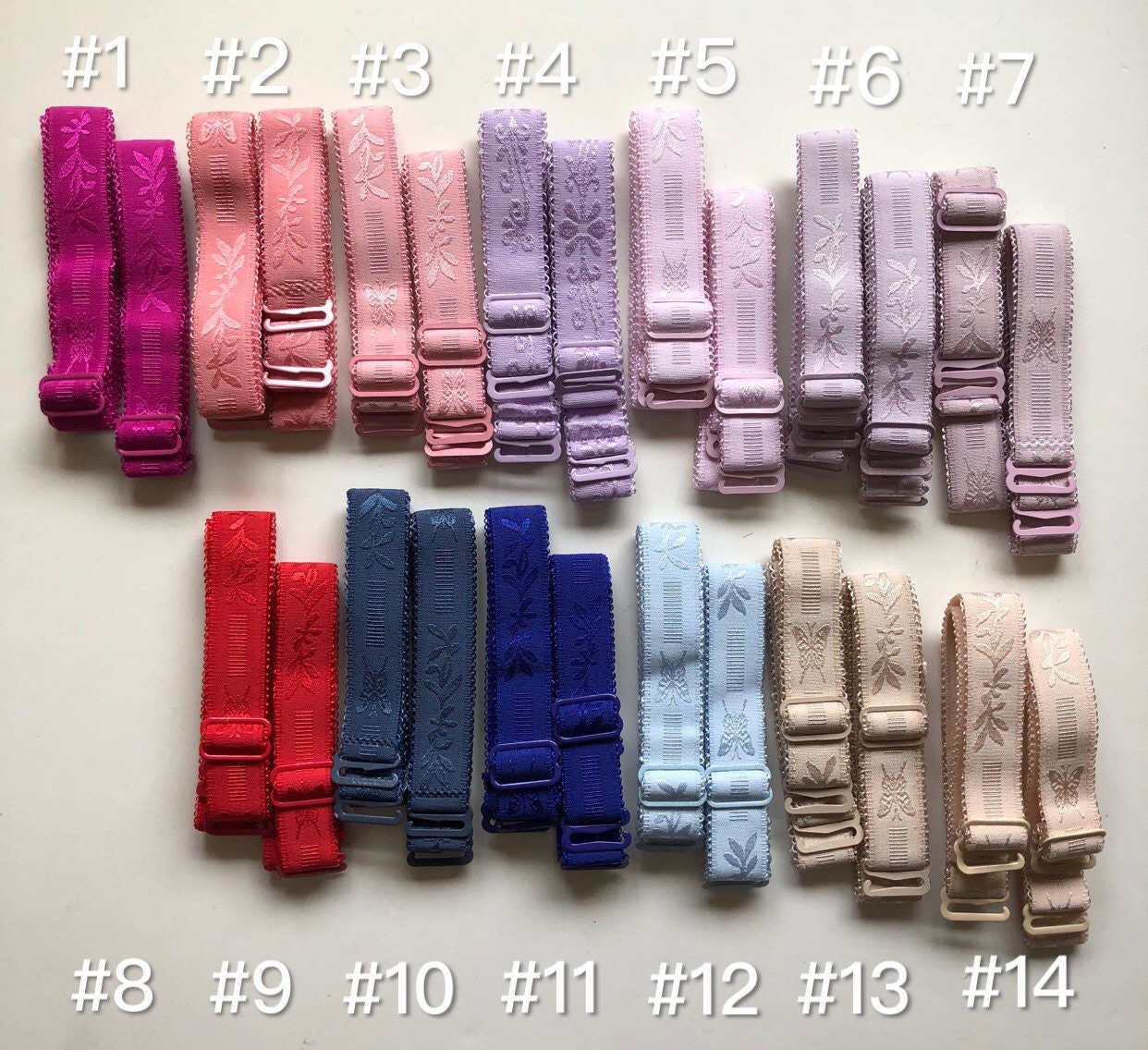 15mm Detachable Bra Straps 13.5 Long Etsy