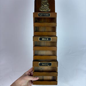Vintage Letter Organizer Wall - Etsy