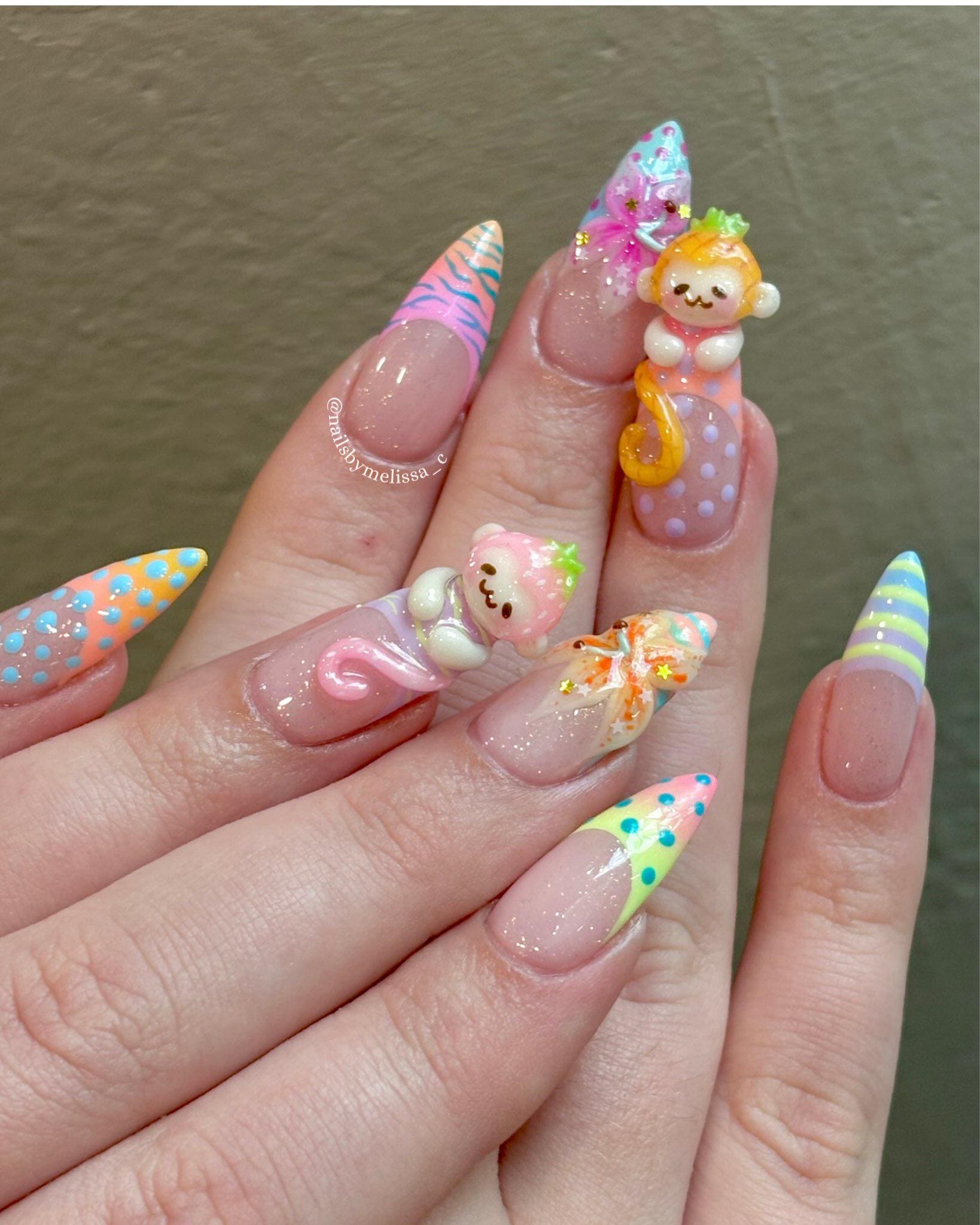 Panda nails - Etsy 日本
