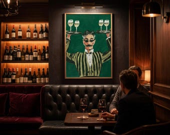 MimimalistWall Art-Kitchen Wall Art-Cafe Wall Poster-Bartender Artwork-Green Poster-Cocktail Download-StarDesignCreaties