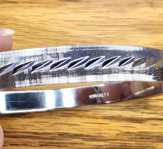 VTG Monet Statement Bangle Bracelet - image 1