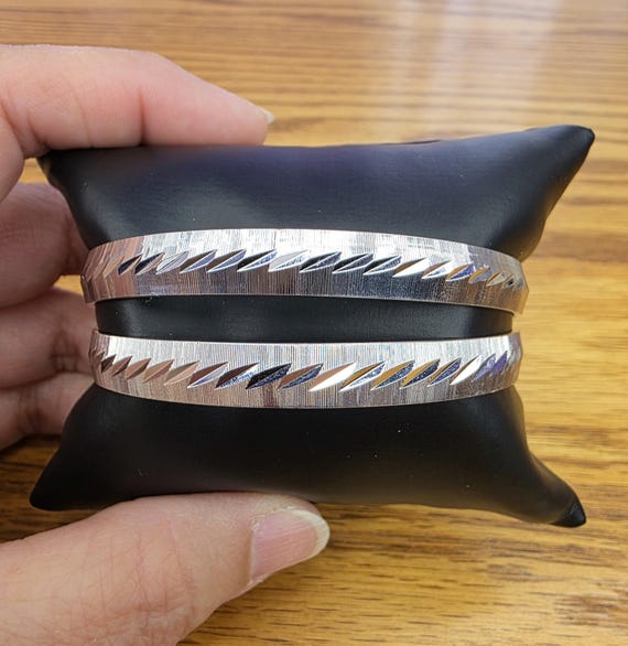 VTG Monet Statement Bangle Bracelet - image 7