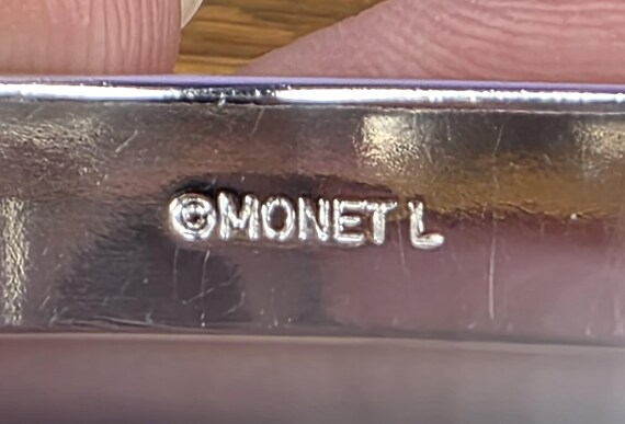 VTG Monet Statement Bangle Bracelet - image 3