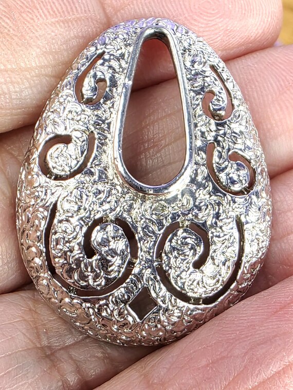 Sarah Coventry "Two Timer" Silver-Tone Earrings - image 5