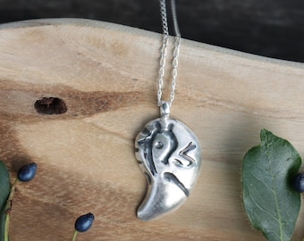 Zelda Tears of Kingdom Secret Stones Spirit Ghost Tear Pendant Necklace S925 Sterling Silver