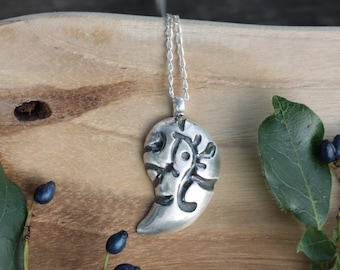 S925 Zelda Tränen des Königreichs Secret Stones Feuer Träne Anhänger Halskette Sterling Silber