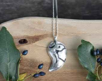 Zelda Tears of Kingdom Secret Stones Light Tear Handgefertigte Anhänger-Halskette 925 Sterling Silber