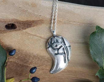Zelda Tears of Kingdom Secret Stones Wind Träne Anhänger Halskette | S925 Sterlingsilber