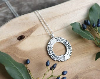Zelda Tears of Kingdom Zonai Dragon Pendant Necklace Sterling Silver