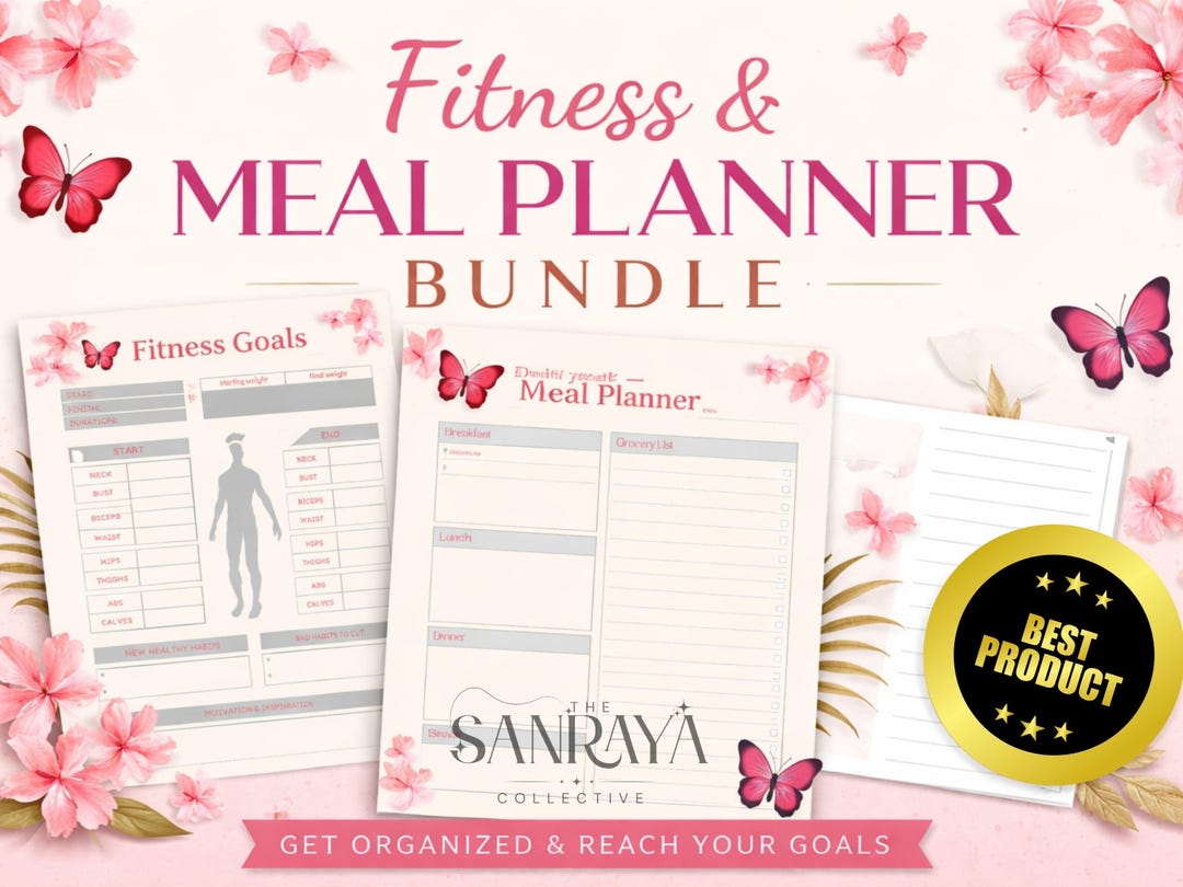 Weight Loss Tracker Printable, Body Measurement Tracker, Fitness ...