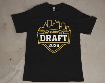 Pittsburgh Draft 2026 Gildan Black Gold