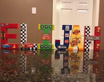 Disney cars letters Disney cars letters