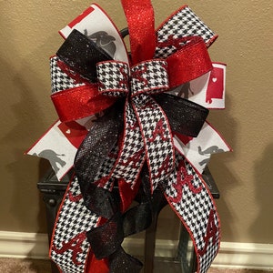 Alabama Bow, Red Bow, Black Bow, Houndstooth Bow,   Wreath Bow, Basket Bow, Lantern Bow