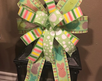 Easter Bow, Easter Egg Bow, Easter Bunny Wreath Bow, Easter Lantern Bow, Green Wreath Bow, Basket Bow
